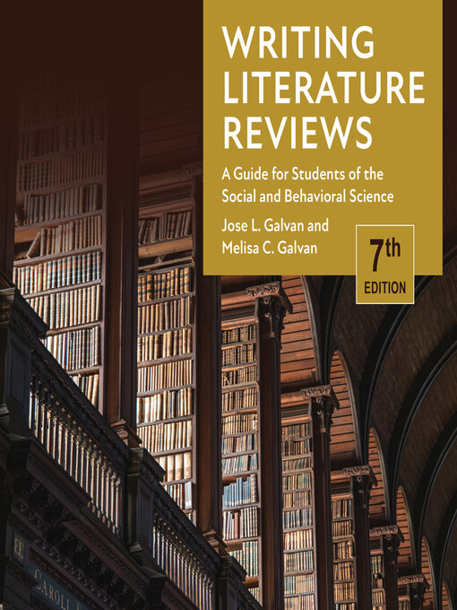 Title details for Writing Literature Reviews by Jose L. Galvan - Wait list